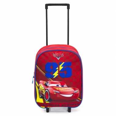 Cars handbagage reiskoffer/trolley 39 cm voor kinderen