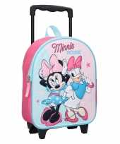 Minnie mouse handbagage reiskoffer trolley 31 cm voor kinderen 10218632
